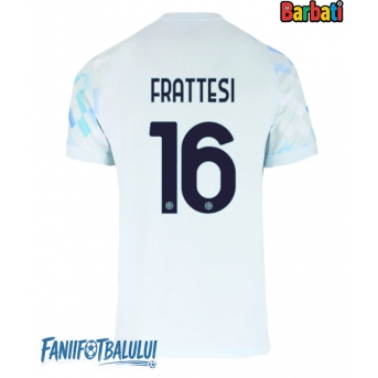 Inter Milan Davide Frattesi #16 Tricou Fotbal Replică 2025-26 Barbati Deplasare